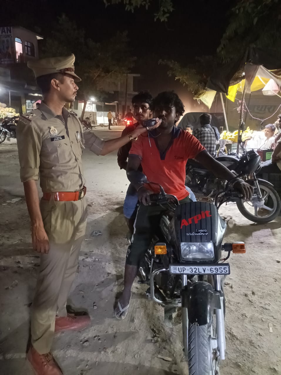 An effective checking campaign was conducted against people drinking alcohol in the open