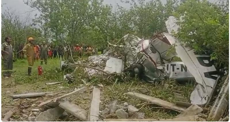 कानपुर में गंगा बैराज के पास ट्रेनिंग एयरक्राफ्ट क्रैश, इंस्ट्रक्टर और ट्रेनी पायलट की मौत