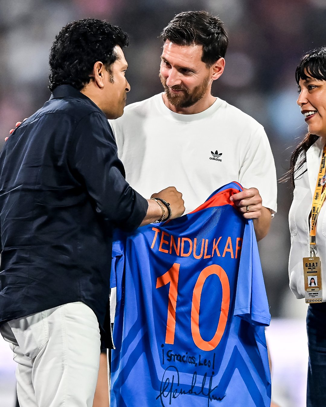 Sachin Tendulkar and Lionel Messi 