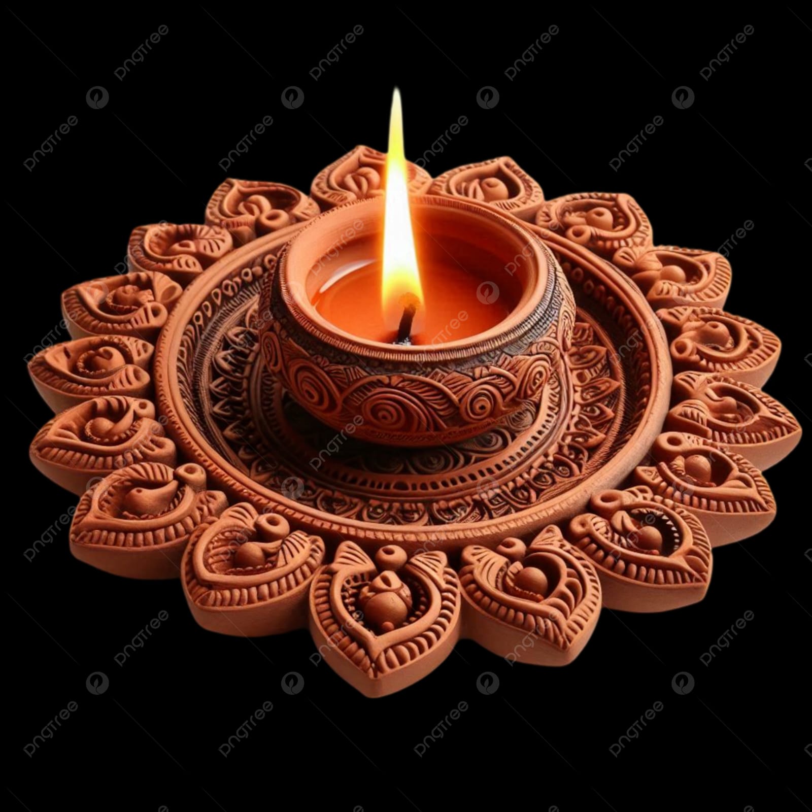 माटी का दीपक और अंधकार का संवाद