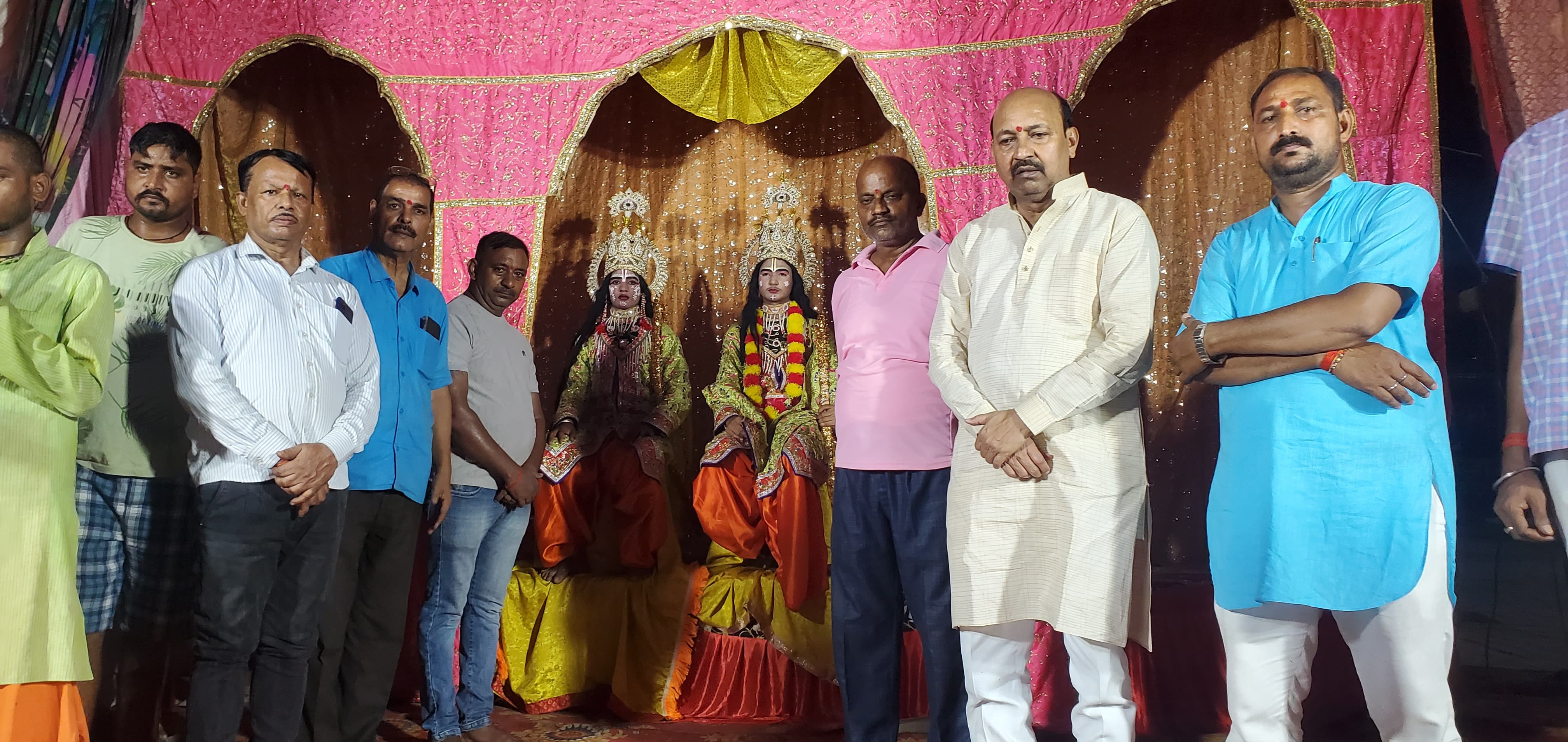 The divine union of Ram and Sita in the Phulwari Leela leaves devotees overwhelmed.