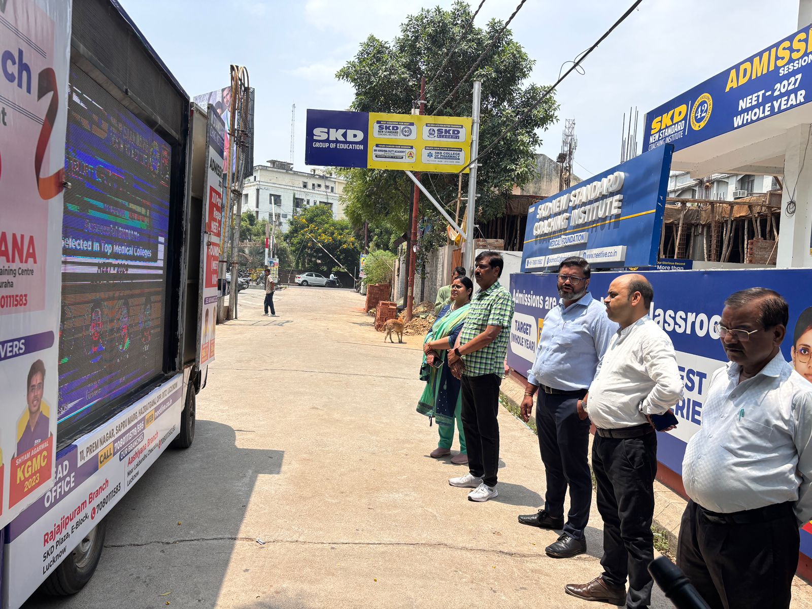 SKD New Standard Coaching Institute Launches Mobile LED Van Awareness Campaign in Lucknow