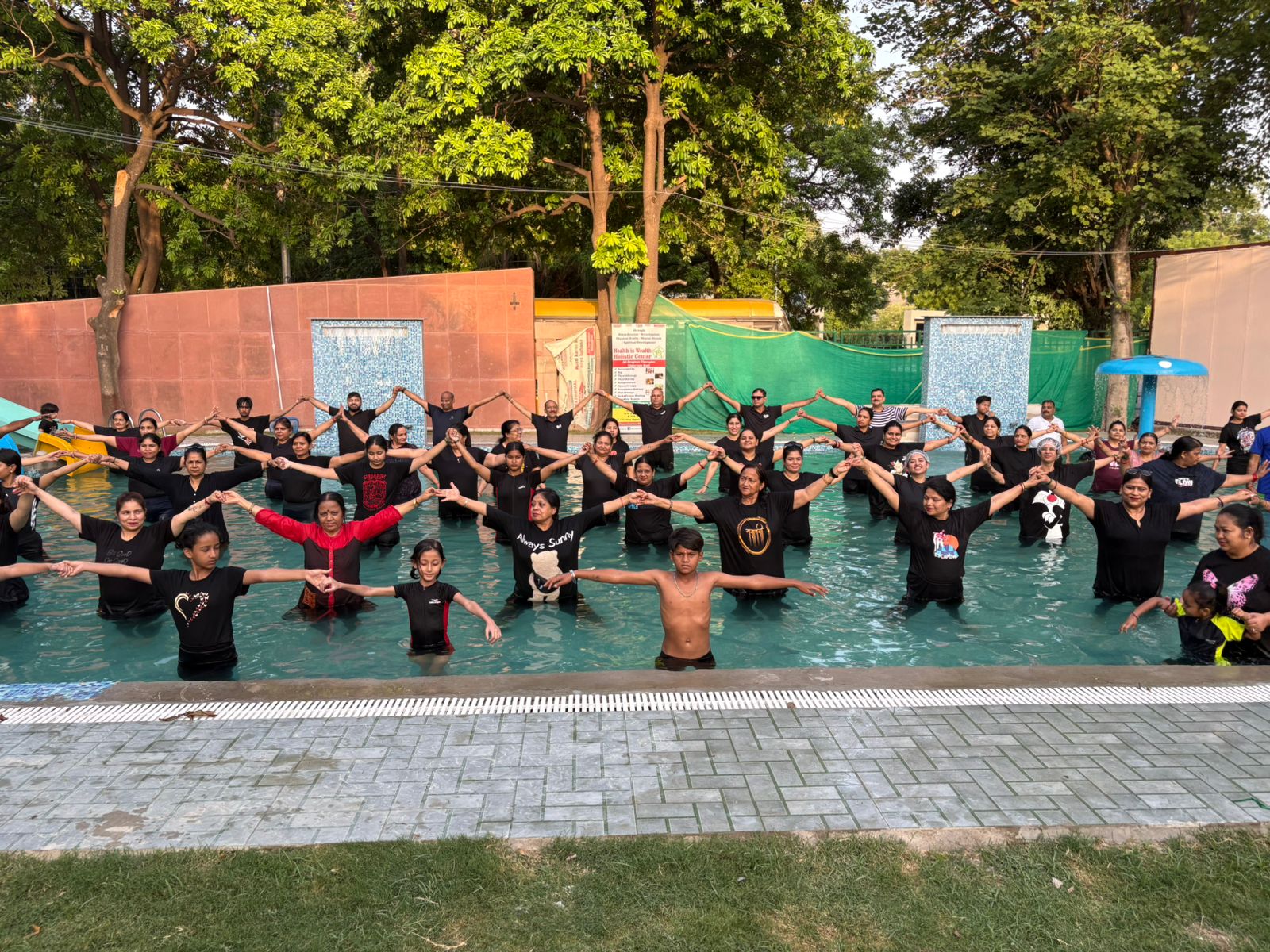 Health is Wealth Holistic Center organizes grand Aqua Yoga and Hydrotherapy awareness program