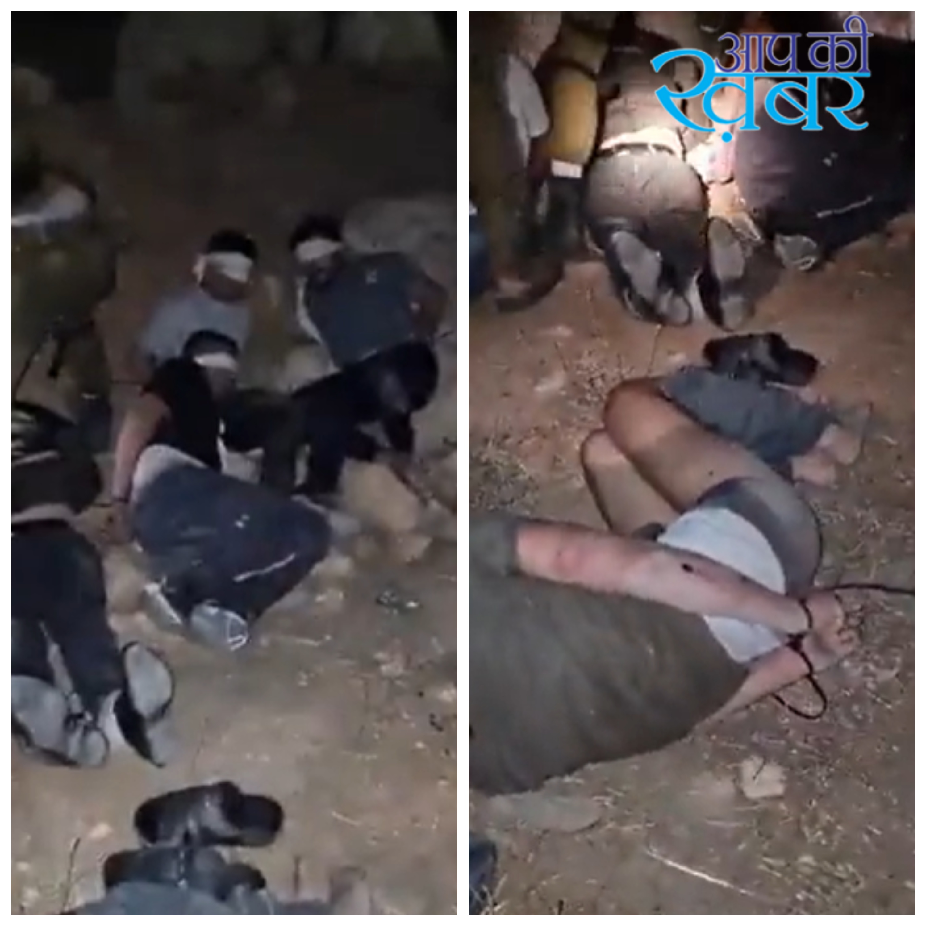 Israeli Defense Forces capture Hamas terrorists from a tunnel during a ground operation in Gaza