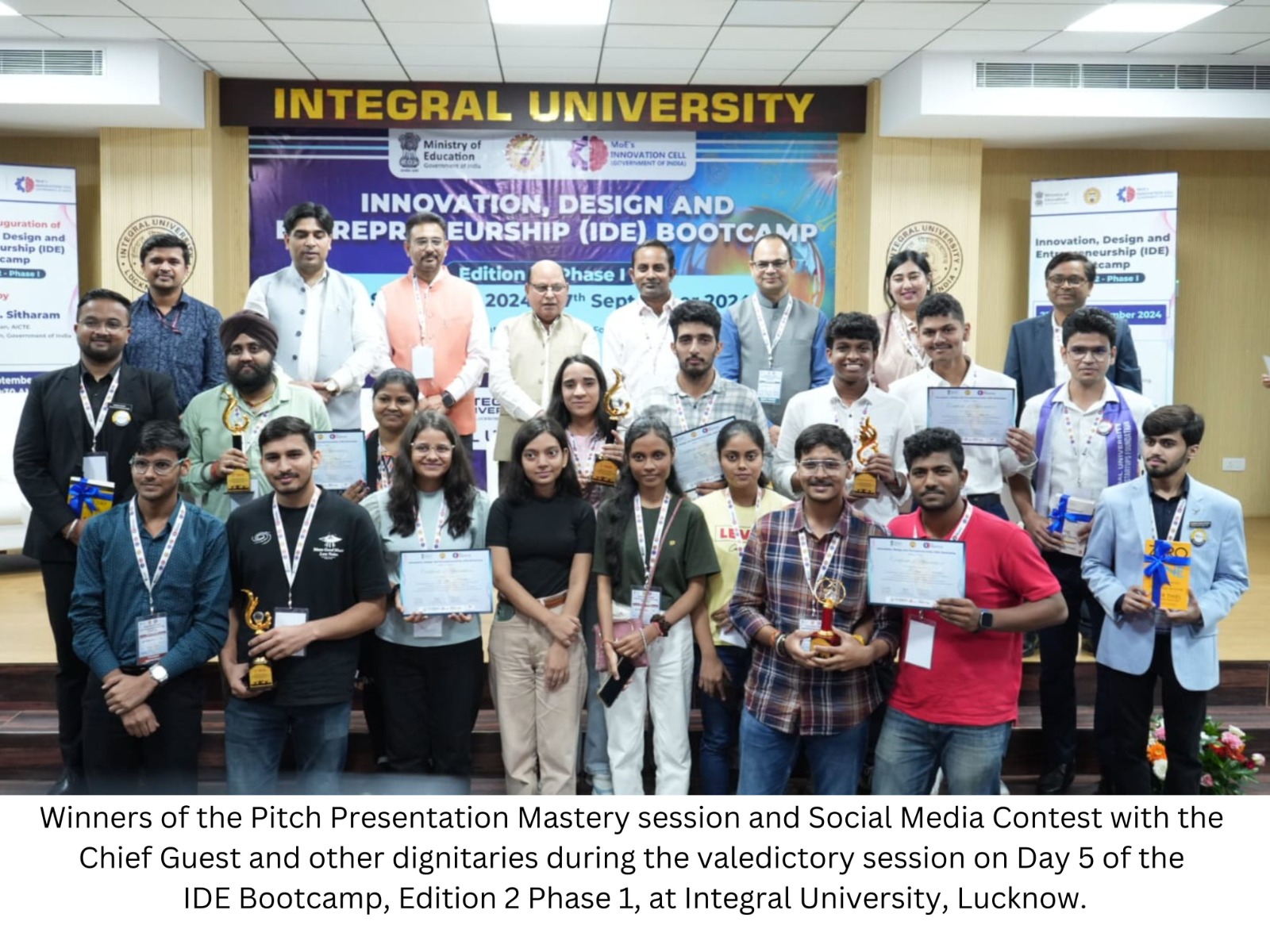 Successful completion of IDE Bootcamp at Integral University