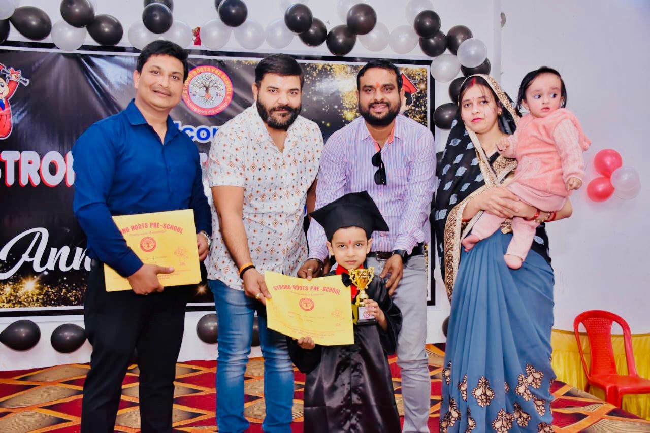 Children's art enthralls everyone at Strong Roots Pre-School's annual function