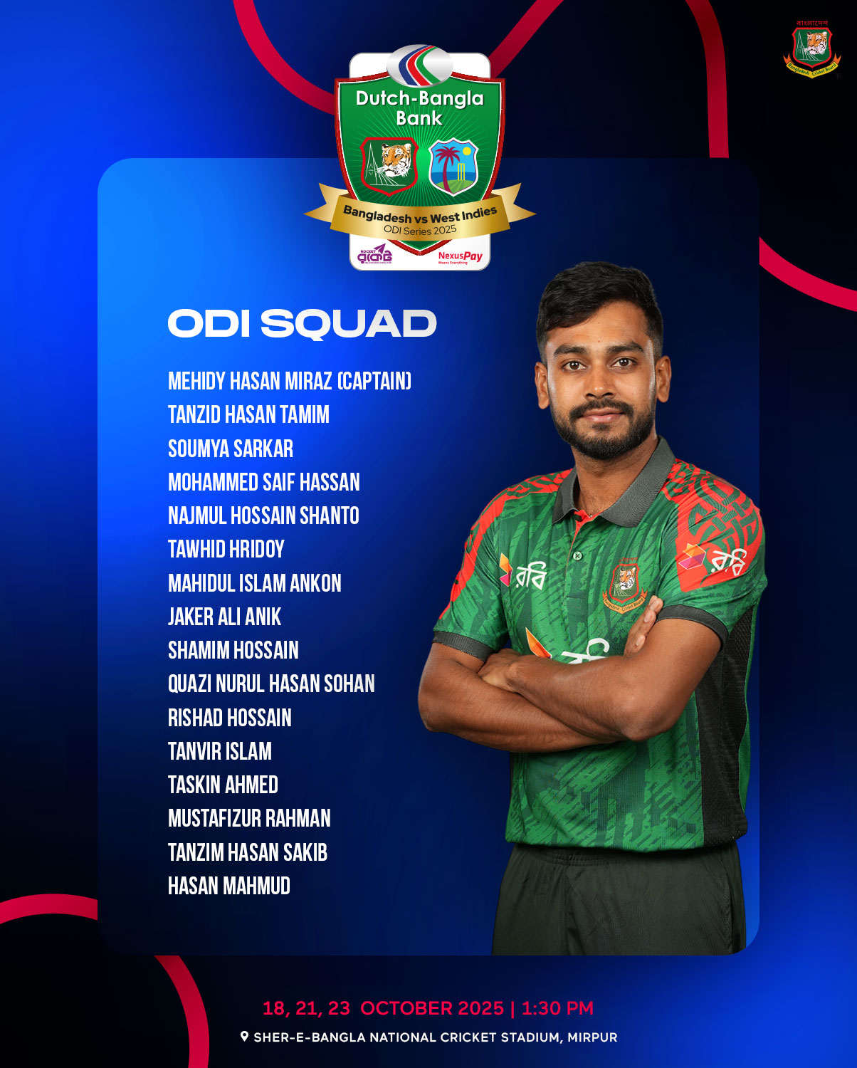 Bangladesh vs West Indies