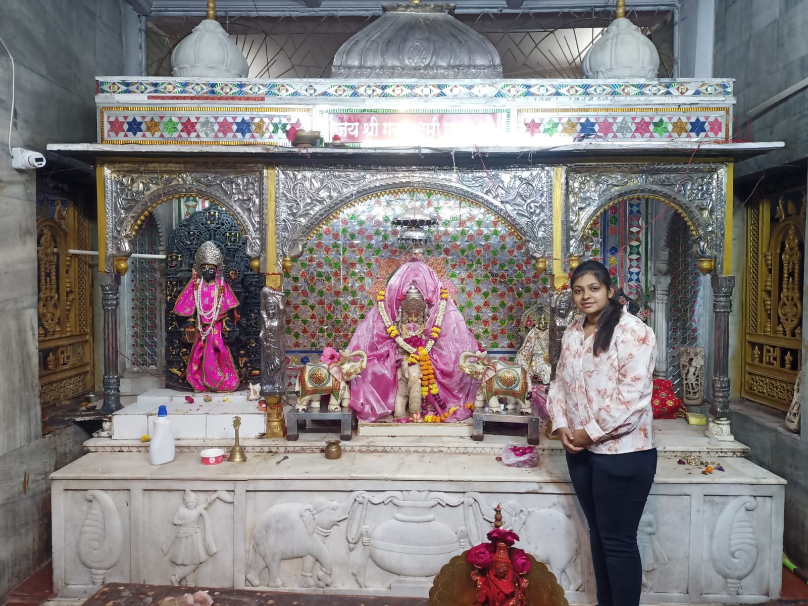 Rare and unique Gajalakshmi, famous as Vikramaditya's Rajlakshmi, is situated in Ujjain