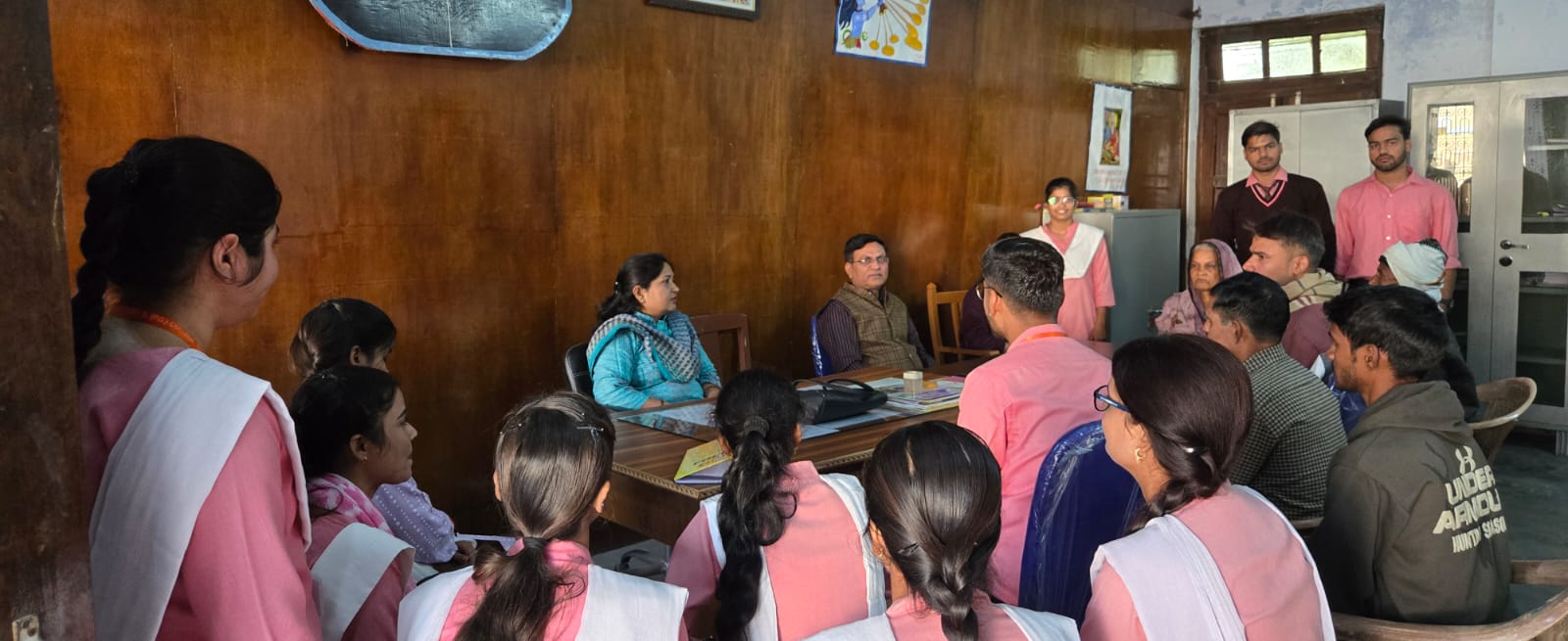 M.L.K. PG College Balrampur: Sanskrit department organized a teacher-parent seminar