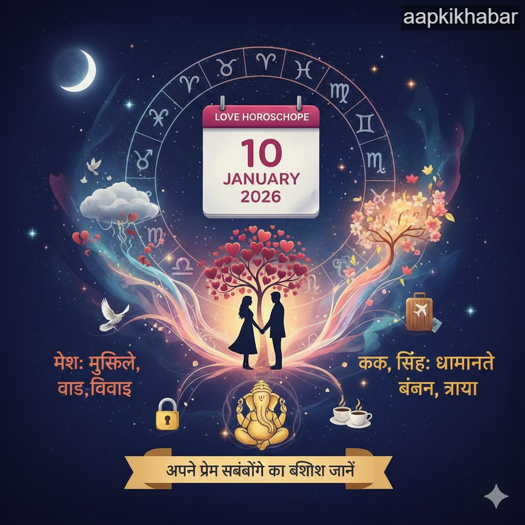 Love Horoscope 10 January&nbsp; 2026