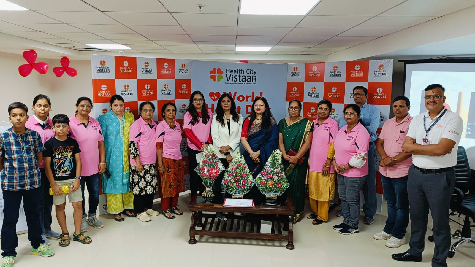Health City Vistar Hospital organized several events on World Heart Day