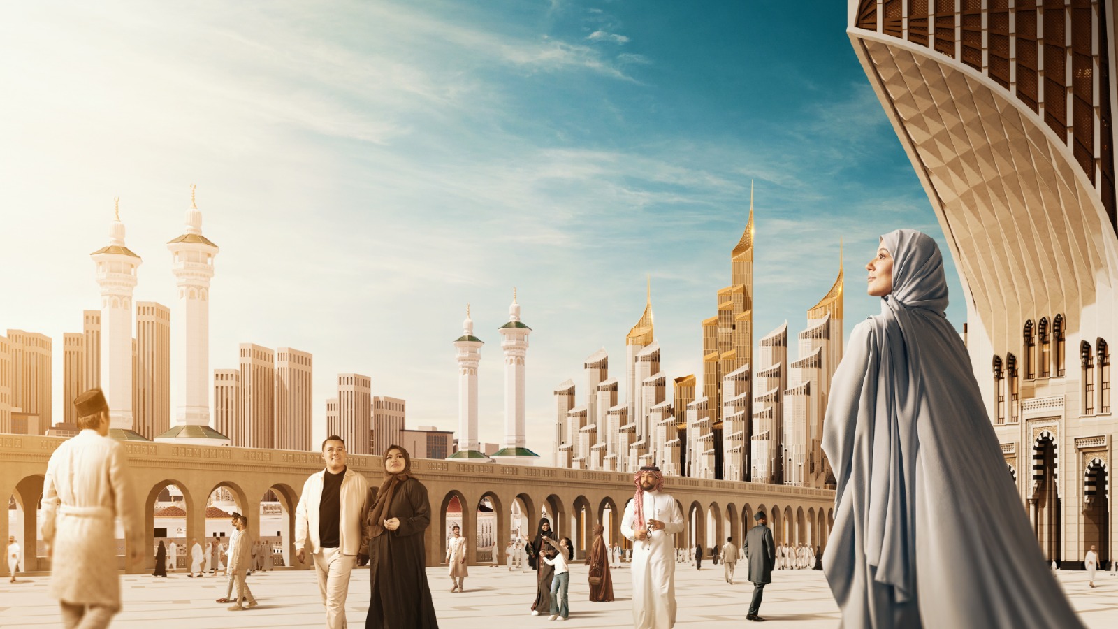 His Royal Highness the Crown Prince announces the 'King Salman Gate' project in Makkah