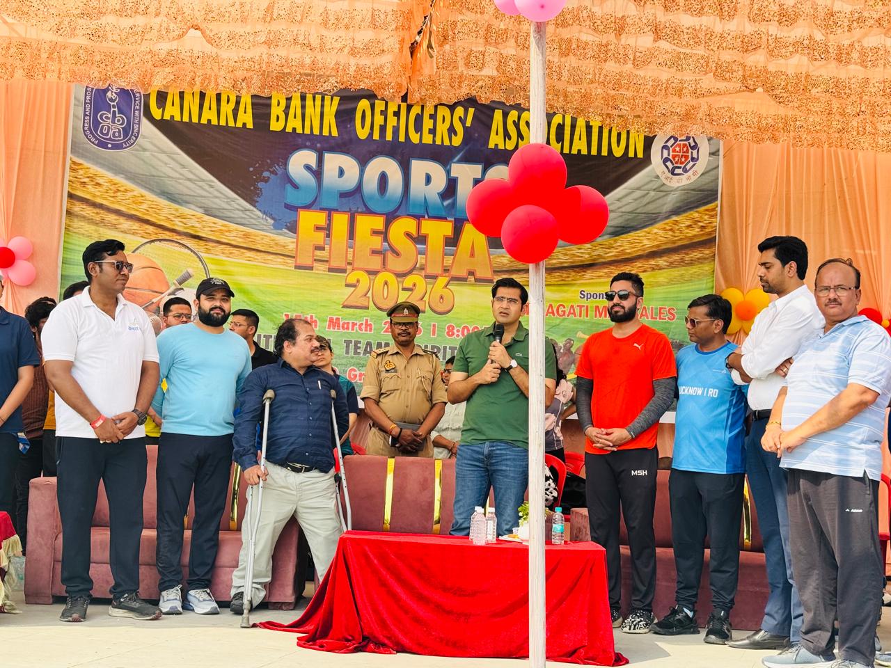 Successful organization of sports competition by Canara Bank Officers Association, Lucknow