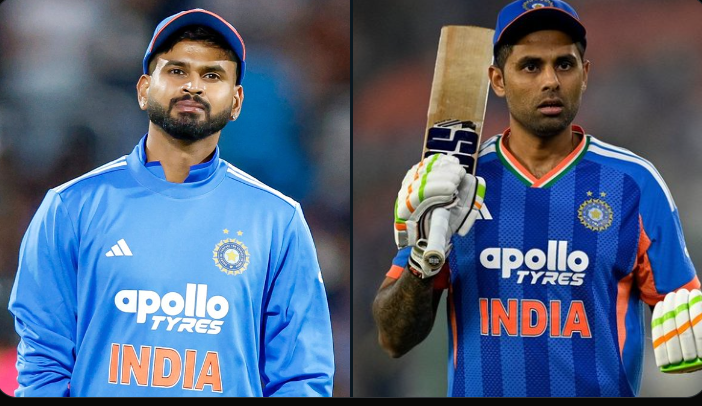&nbsp;&nbsp; सूर्यकुमार यादव से छिनेगी T20 की कप्तानी! रेस में श्रेयस अय्यर और तिलक वर्मा 
