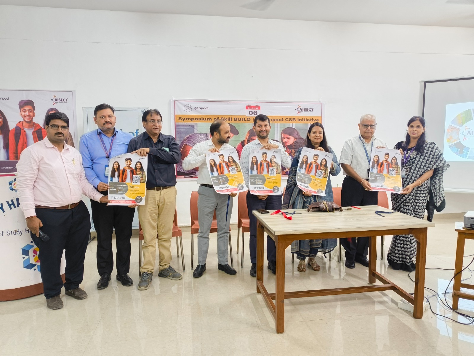 Genpact-AISECT started skill build program at Study Hall College