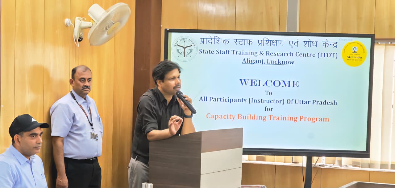 Principal Secretary Dr. Hariom inspected the training program of newly appointed instructors