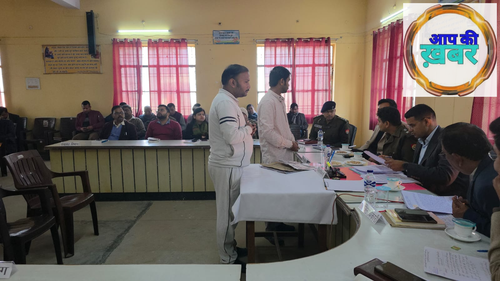 The District Magistrate took "direct action" on a public grievance, calling to ask if the work had been completed or not.