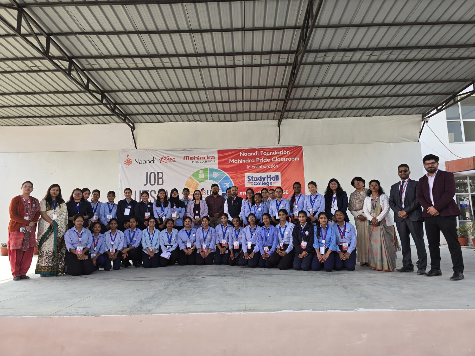 Study Hall College organised Job Utsav 2026, providing an opportunity for over 500 students to connect with leading companies in the country.