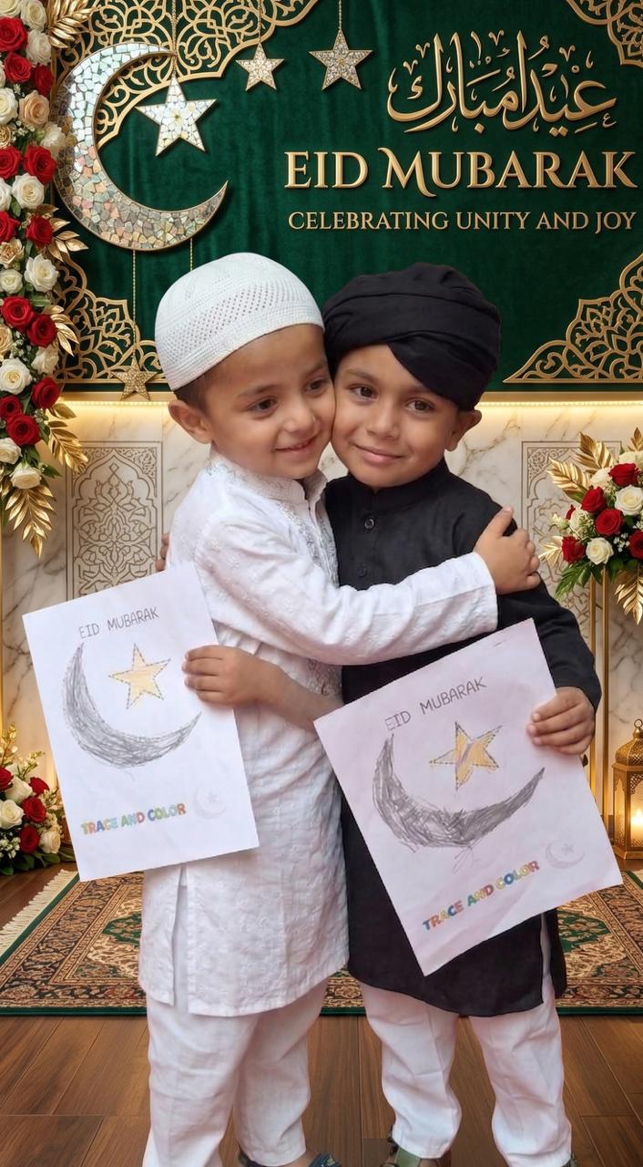 Eid festival celebrated with enthusiasm in BLS Inter College, Thakurganj