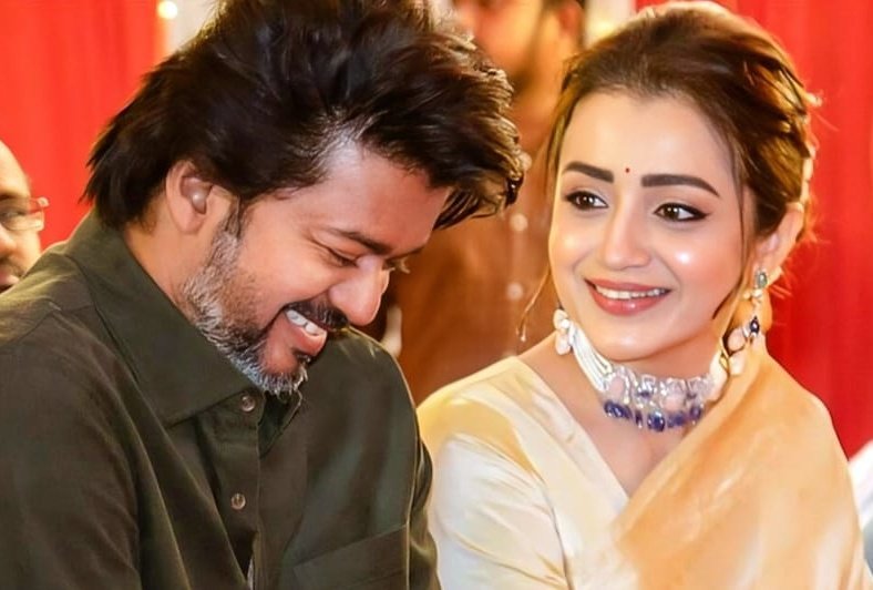 Thalapathy Vijay and Trisha Krishnan