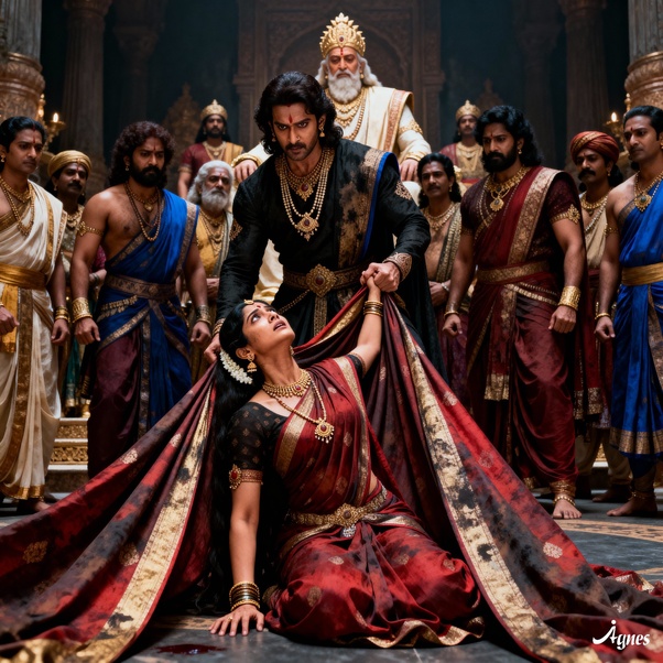 The Gift of Half a Sari and Unwavering Protection: A Unique Tale of Draupadi's Compassion and the Lord's Sense of Justice