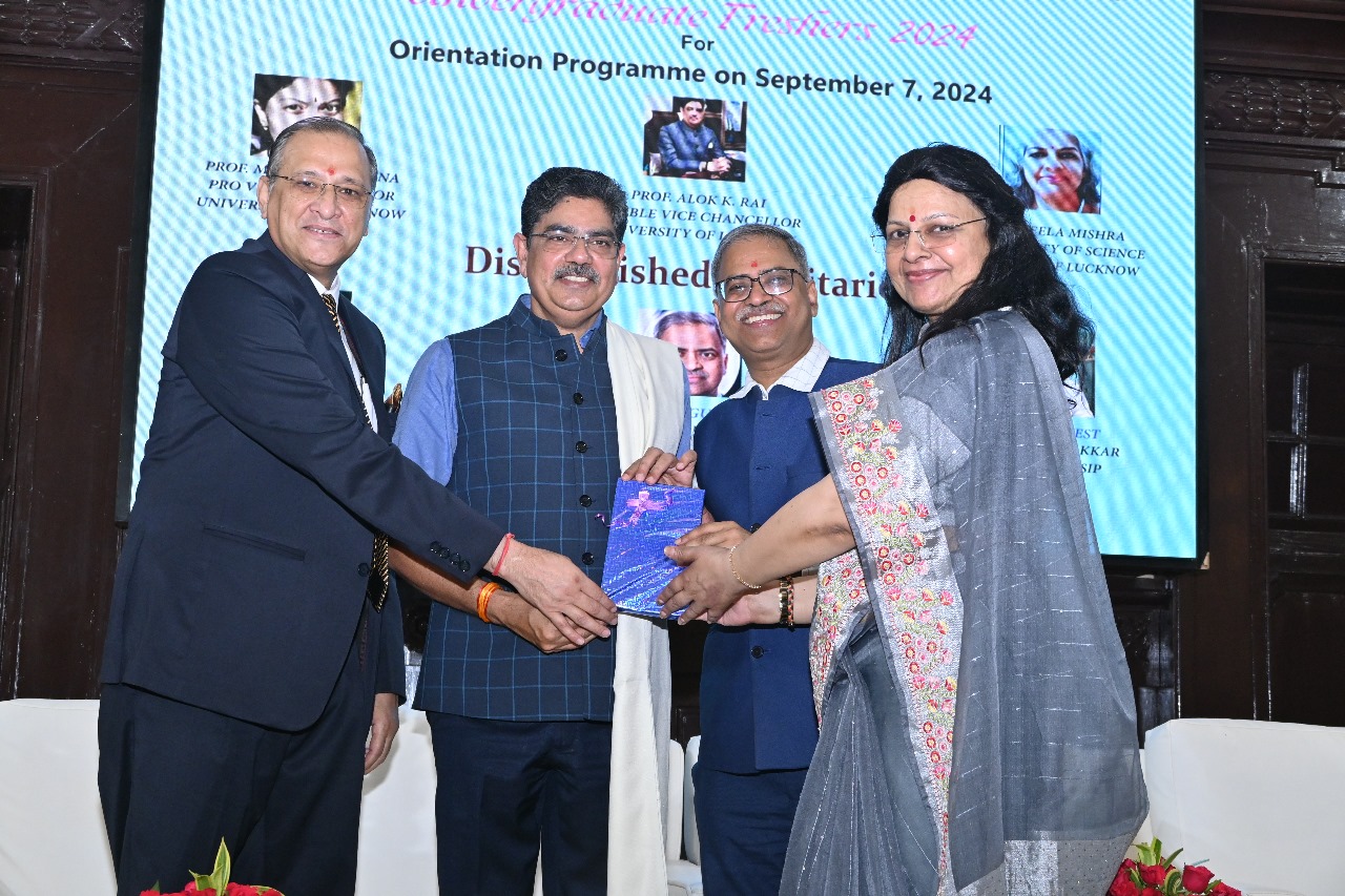 Student Orientation Program at Malviya Hall to welcome undergraduate science freshers under the guidance of  Vice Chancellor, Prof. Alok Kumar Rai