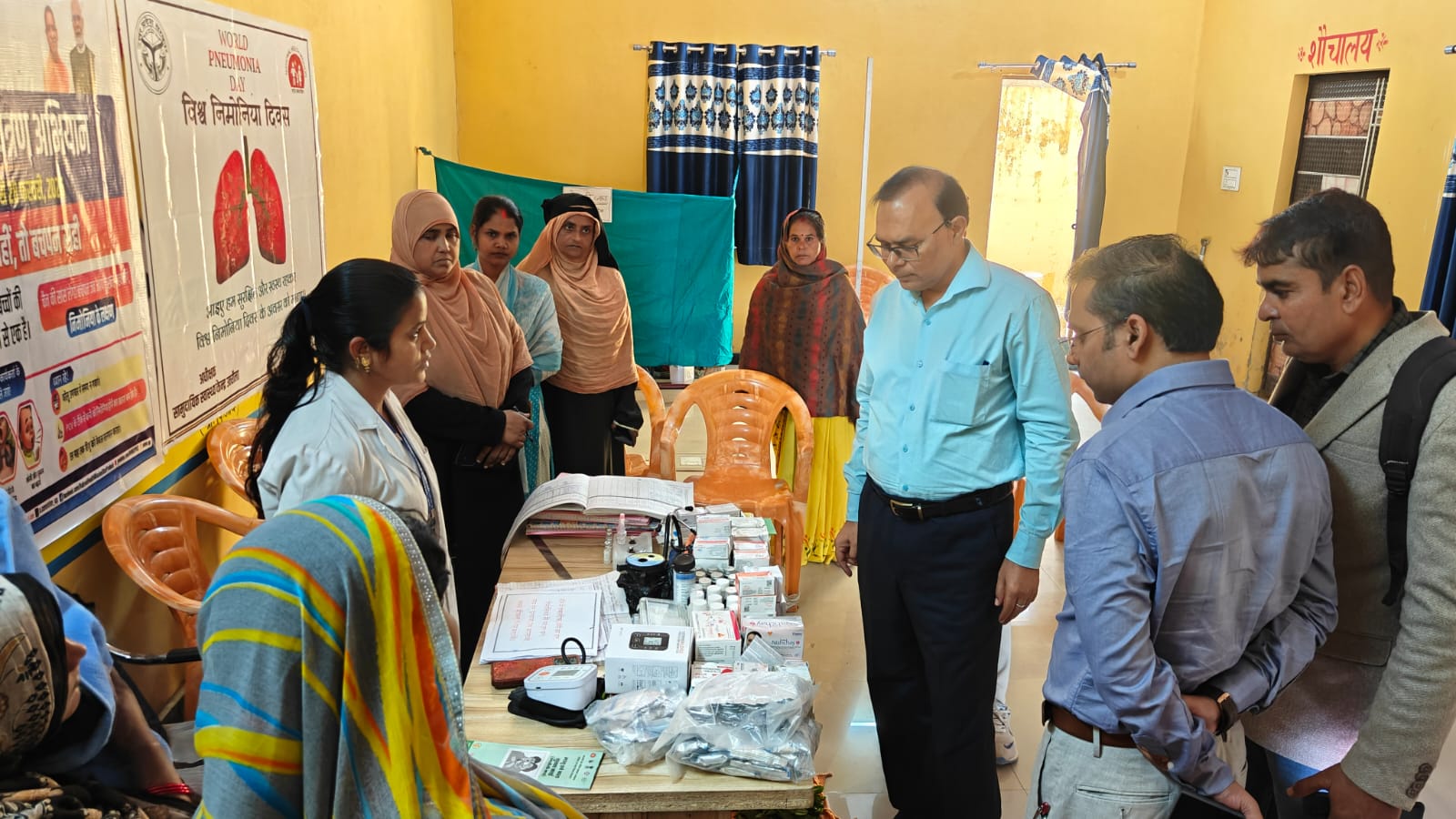 छाया ग्राम स्वास्थ्य, पोषण एवं स्वच्छता दिवस पर सीएमओ ने किया निरीक्षण, सेवाओं की गुणवत्ता पर दिया जोर