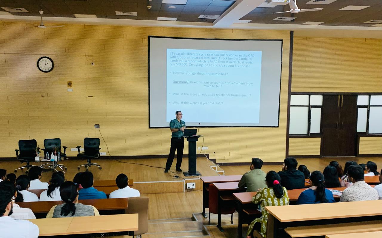 Course in Ethics session organized at Dr. Ram Manohar Lohia Institute of Medical Sciences