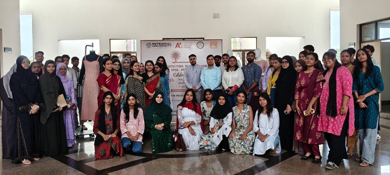 12th National Handloom Day Celebrated at Integral University, Lucknow