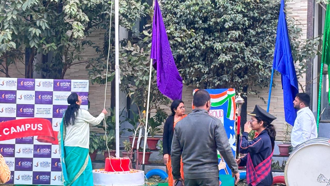 Unity in Diversity: A Proud Republic Day Celebration at Seth M.R. Jaipuria School, Goel Campus