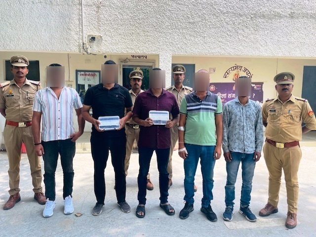 05 vicious accused accused in the video received from social media related to the incident of stone pelting and firing were arrested by the police station PGI police team.