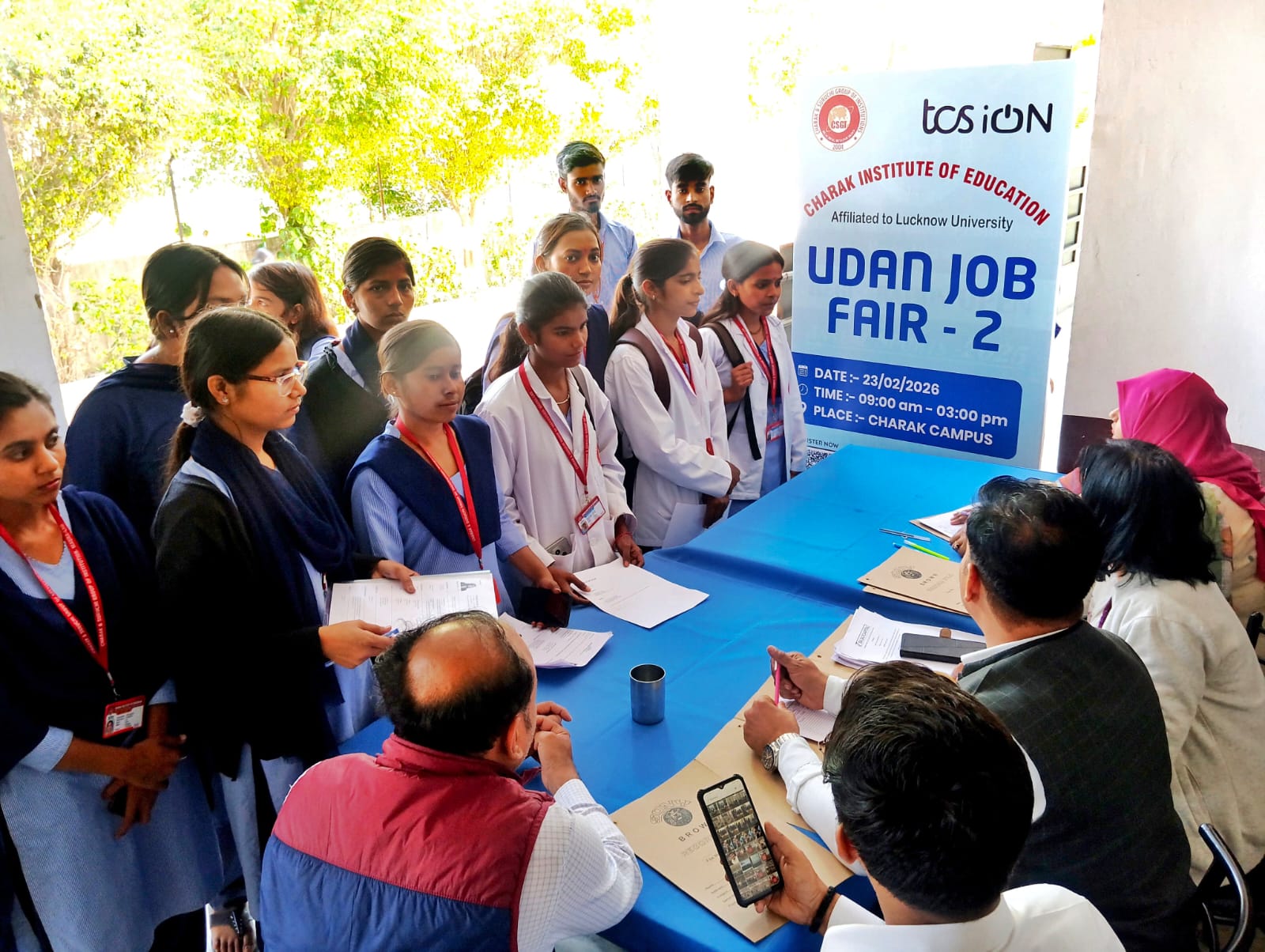चरक इंस्टीट्यूट ऑफ एजुकेशन में &ldquo;उड़ान जॉब फेयर&ndash;2&rdquo; का सफल आयोजन