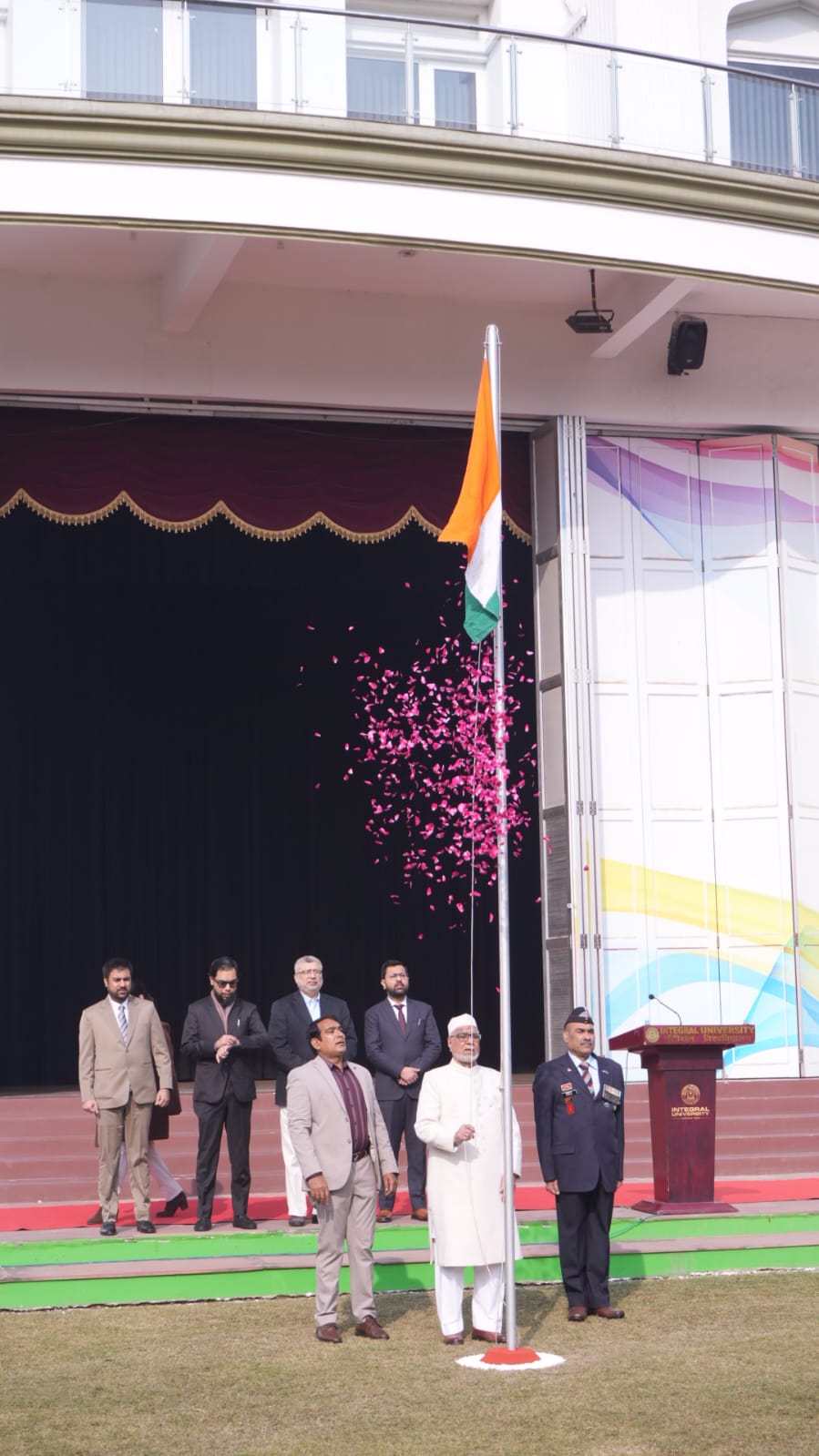 Integral University, Lucknow Celebrates 77th Republic Day with Patriotic Fervor