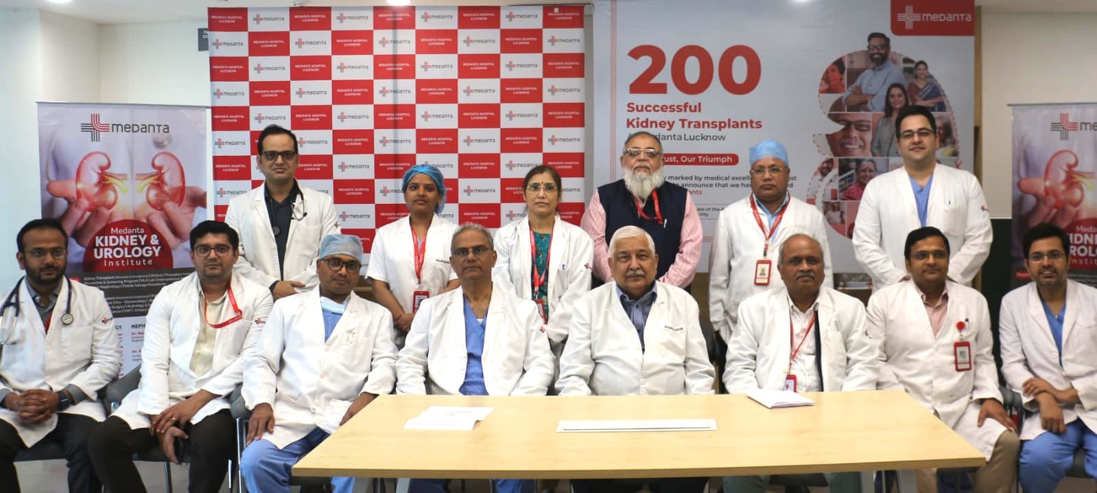 मेदांता हॉस्पिटल लखनऊ ने हासिल की सफल 200 किडनी ट्रांसप्लांट की उपलब्धि