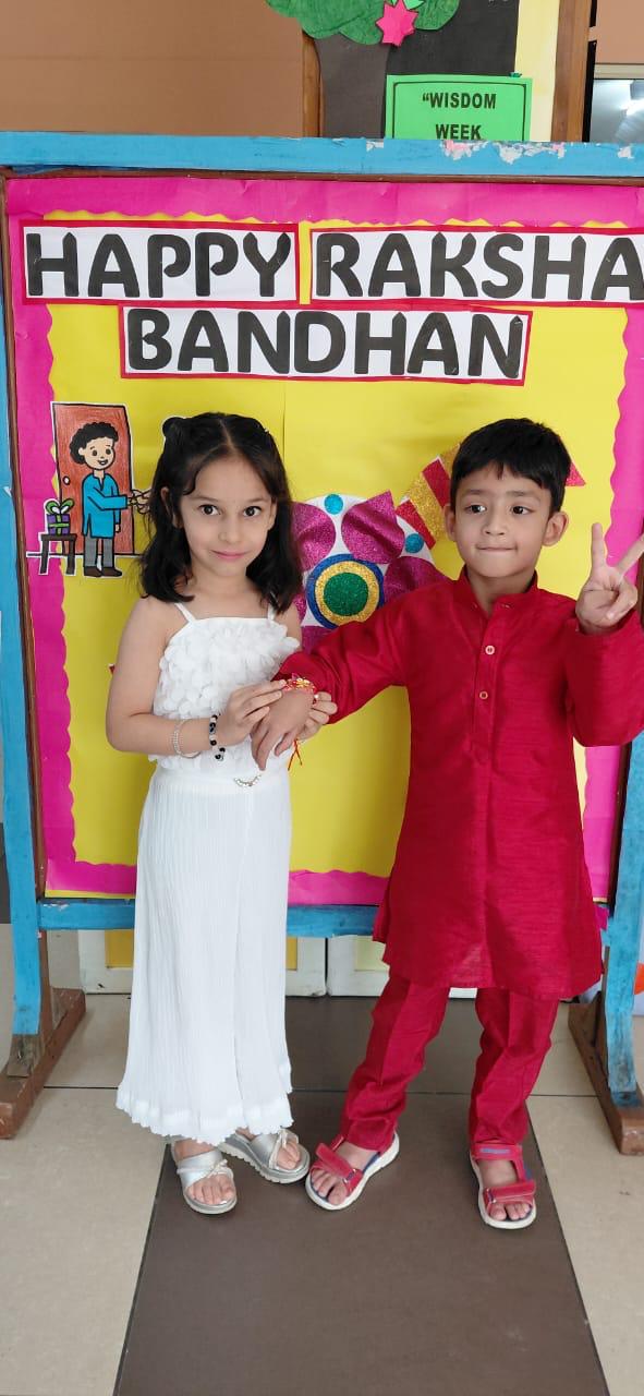 Raksha Bandhan festival was celebrated with great enthusiasm in SKD Academy