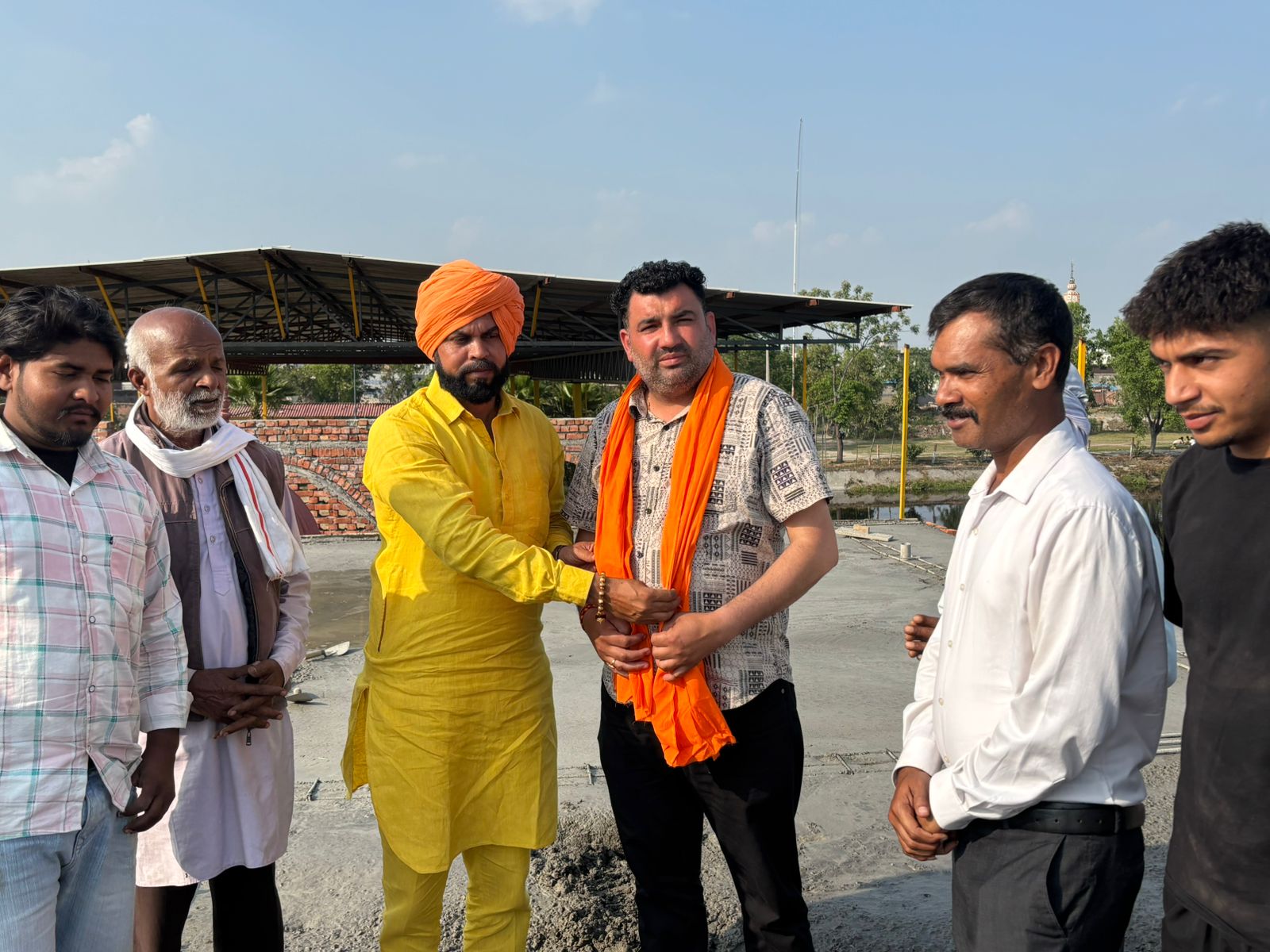 Jundla: A New Chapter of Education and Service at Guru Ravidas Sarovar; Roofing Work for Library and Rest House Completed
