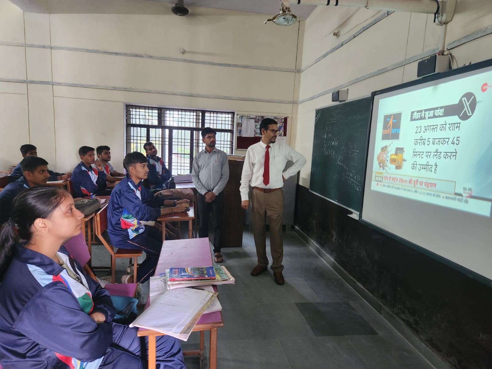 Chandra yaan 3 landing Pioneer Public School 