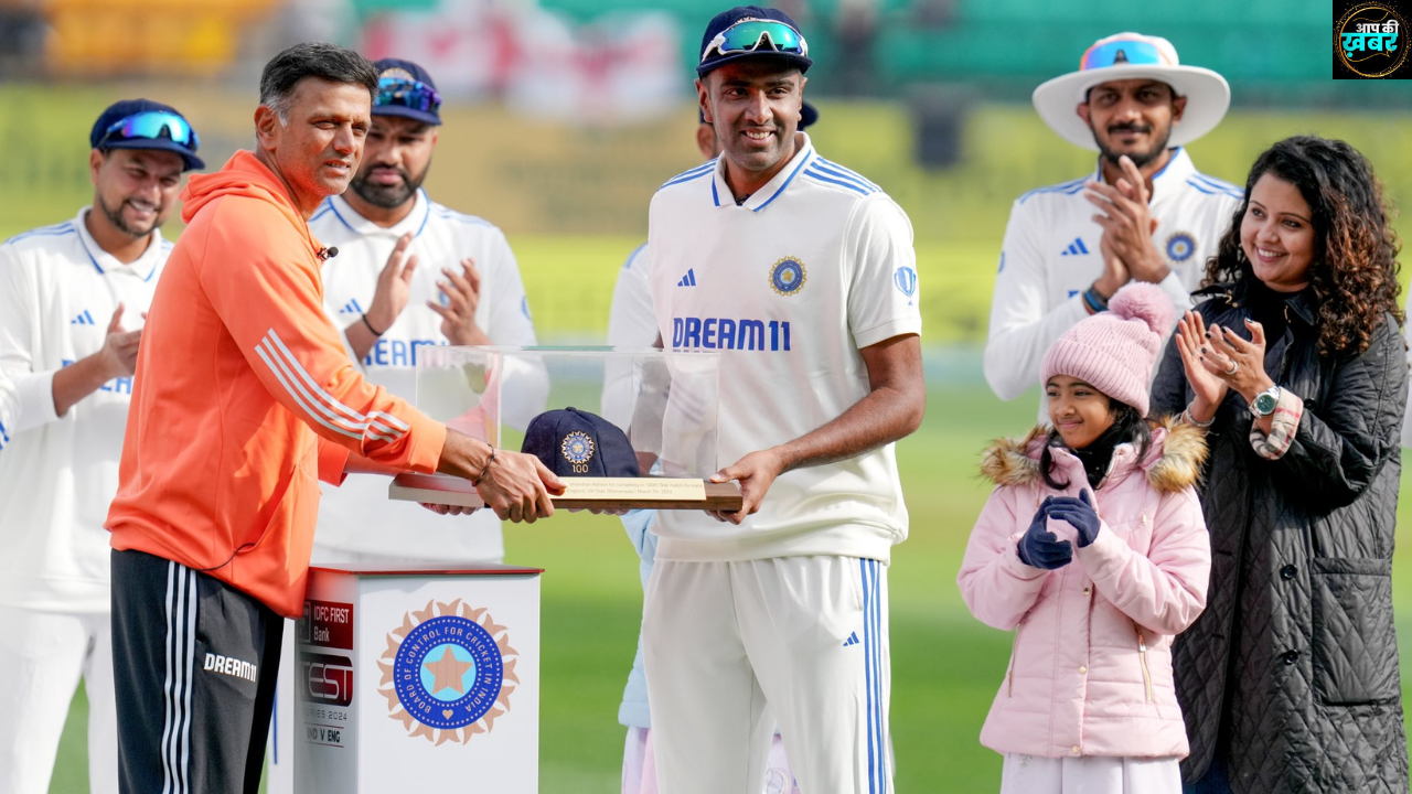 India vs England :  Ravichandran Ashwin का 100वां टेस्ट मैच  , England  ने बनाये इतने रन 