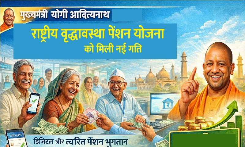 मुख्यमंत्री योगी आदित्यनाथ के नेतृत्व में राष्ट्रीय वृद्धावस्था पेंशन योजना को मिली नई गति