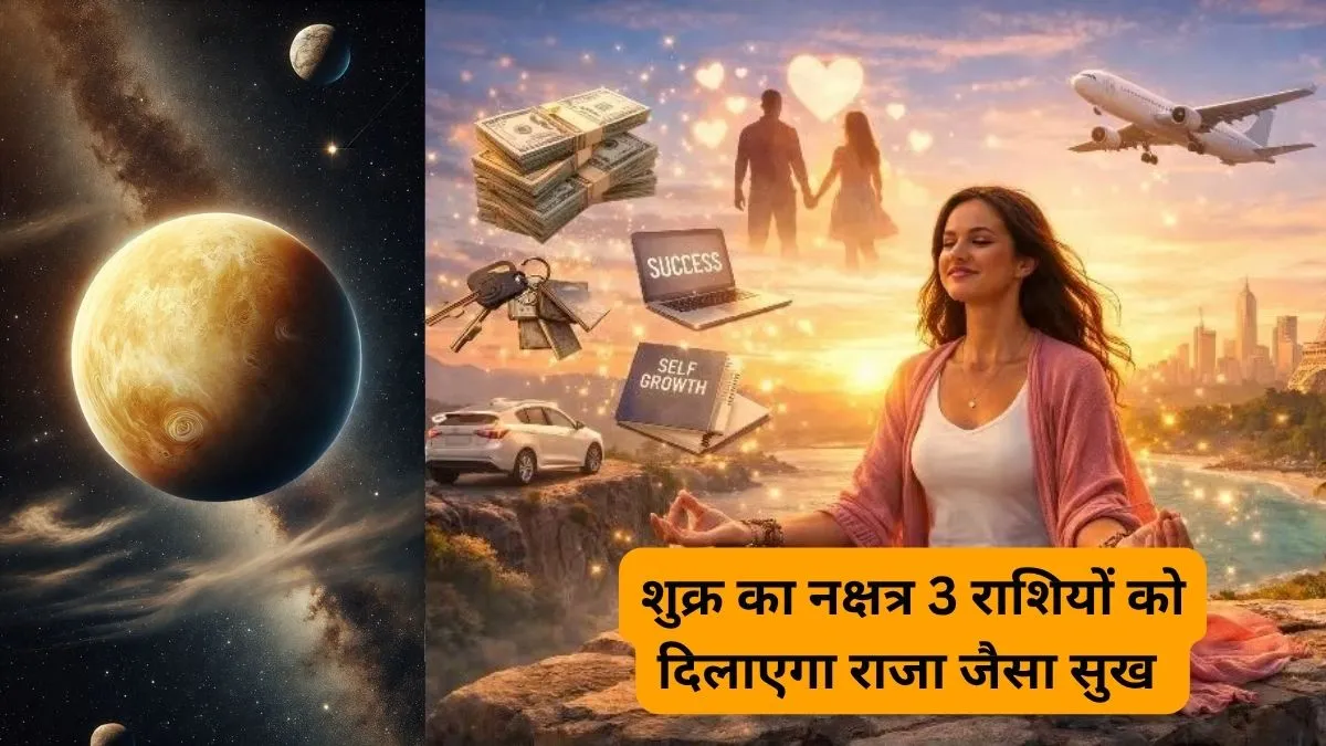 शुक्र देव करेंगे उत्तर फाल्गुनी नक्षत्र में प्रवेश, 3 राशियों की चमकेगी किस्मत