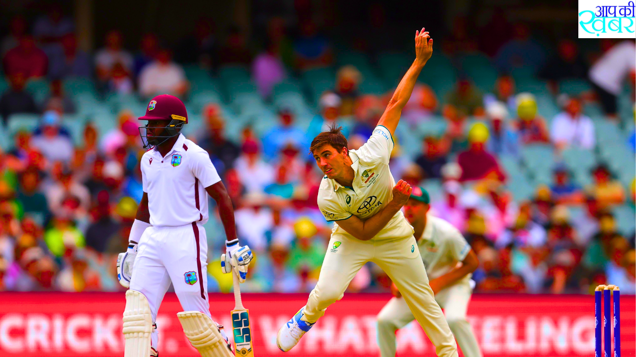 AUS vs  WI : West Indies टीम अपने पहली पारी में Australia को दिया इतने रनों का लक्ष्य 