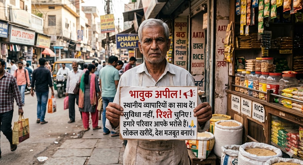 स्थानीय व्यापारियों की ओर से एक भावुक अपील