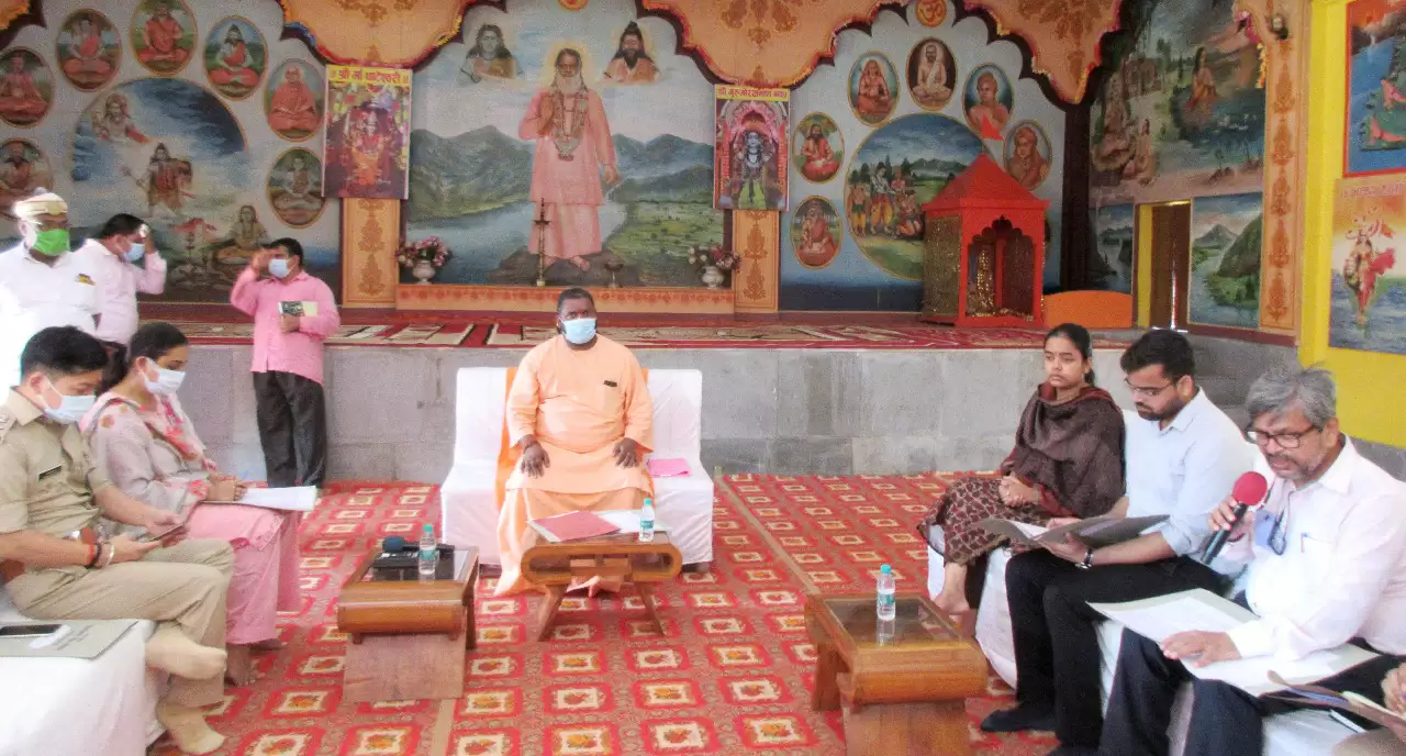 बलरामपुर में शारदीय नवरात्रि की तैयारी 