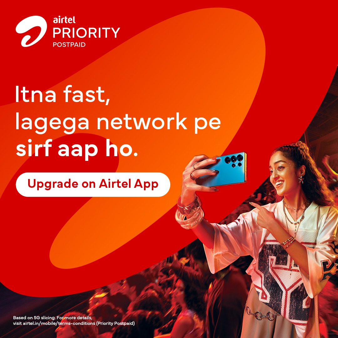 Airtel launches Priority Postpaid&nbsp; delivering superior network experience for its customers