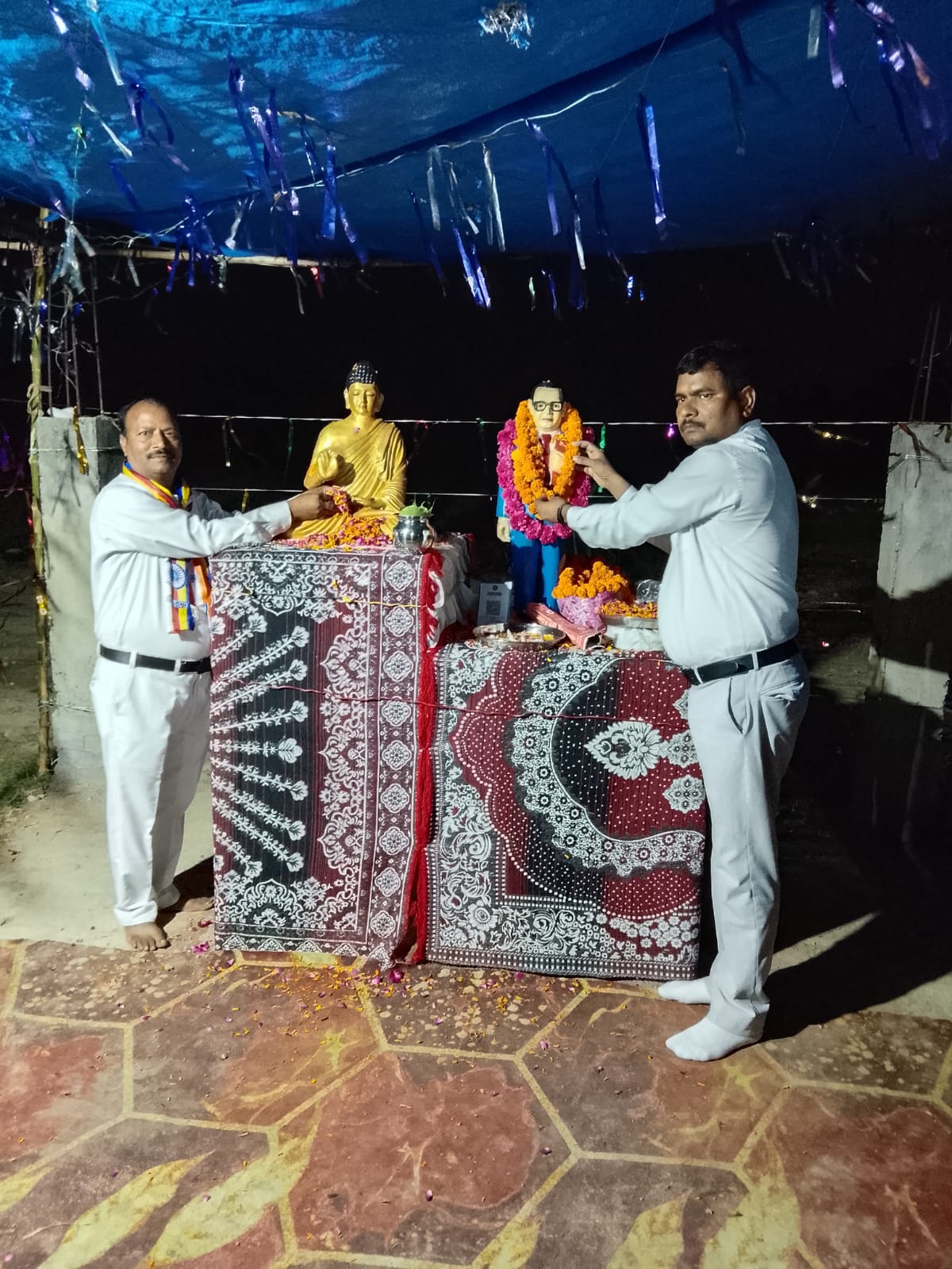 Statues of Lord Buddha and Baba Saheb unveiled in Hardoi on Buddha Purnima