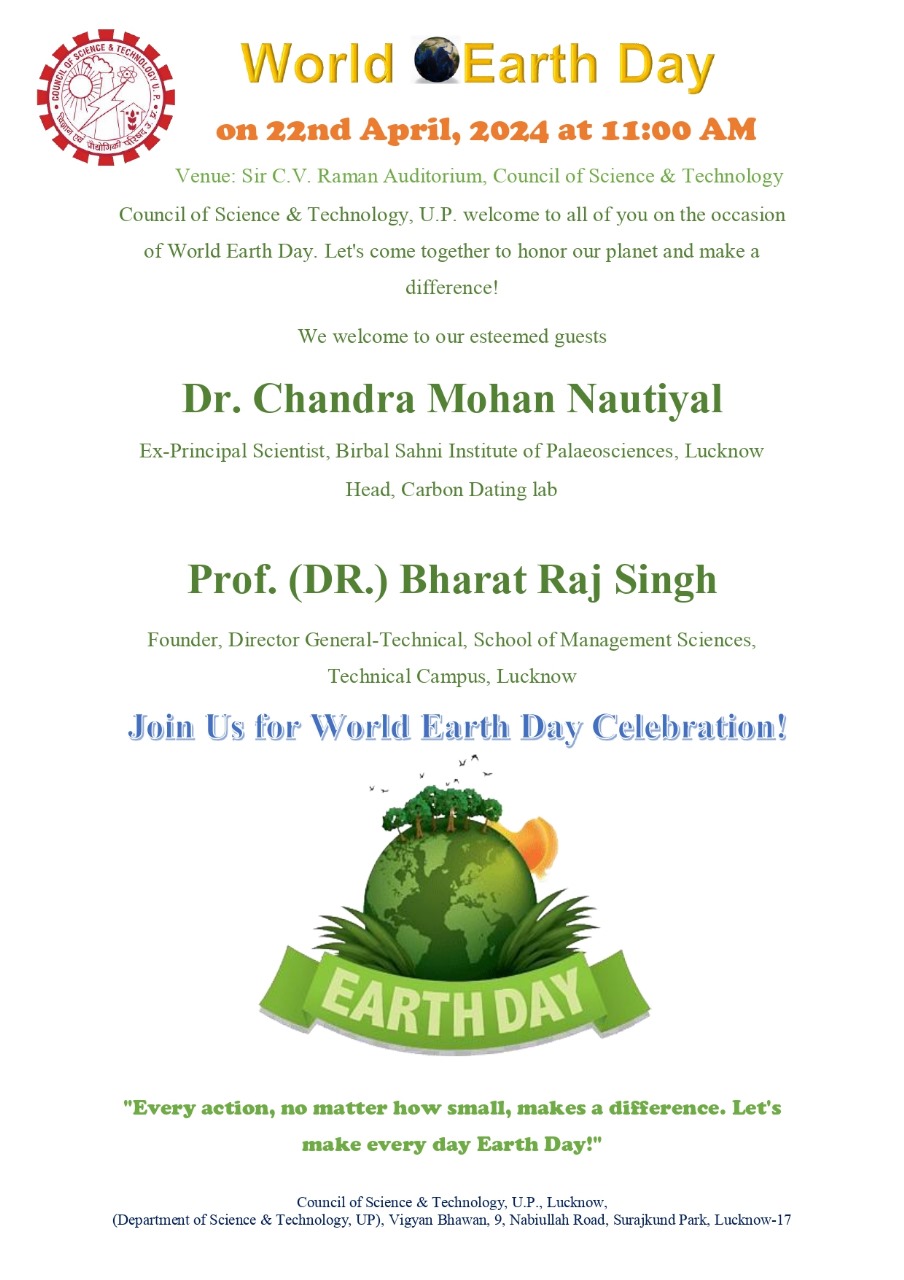 World earth day in lucknow
