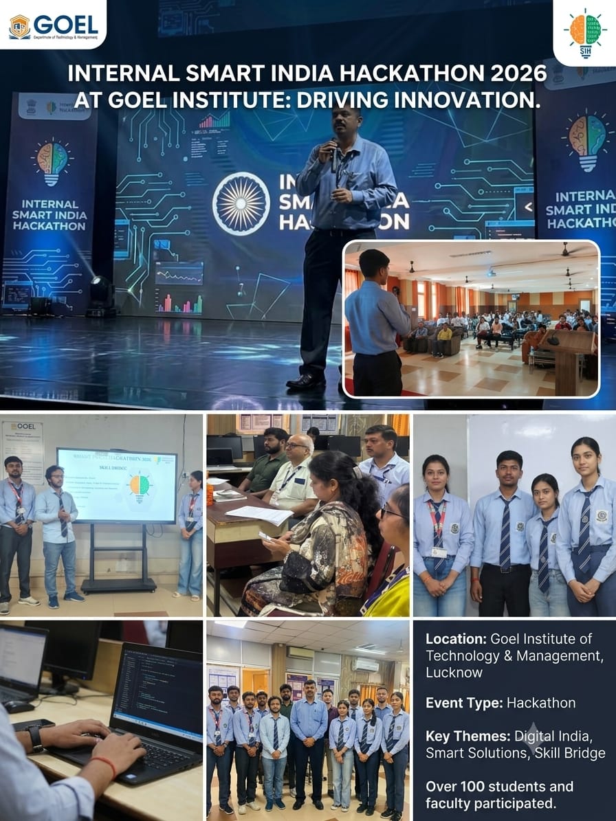 Goel Institute Organizes Internal Smart India Hackathon 2026