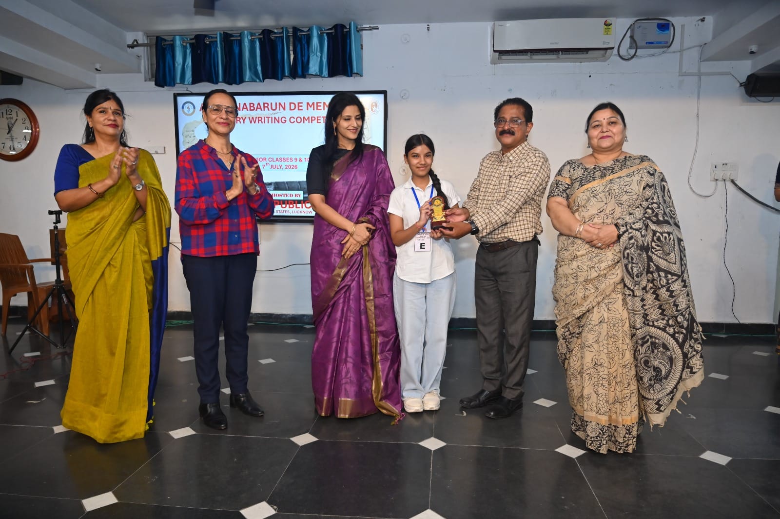 ASISC Poetry Writing Competition Concludes at LPC Sahara States; Mount Carmel's Aarna Srivastava Secures First Place