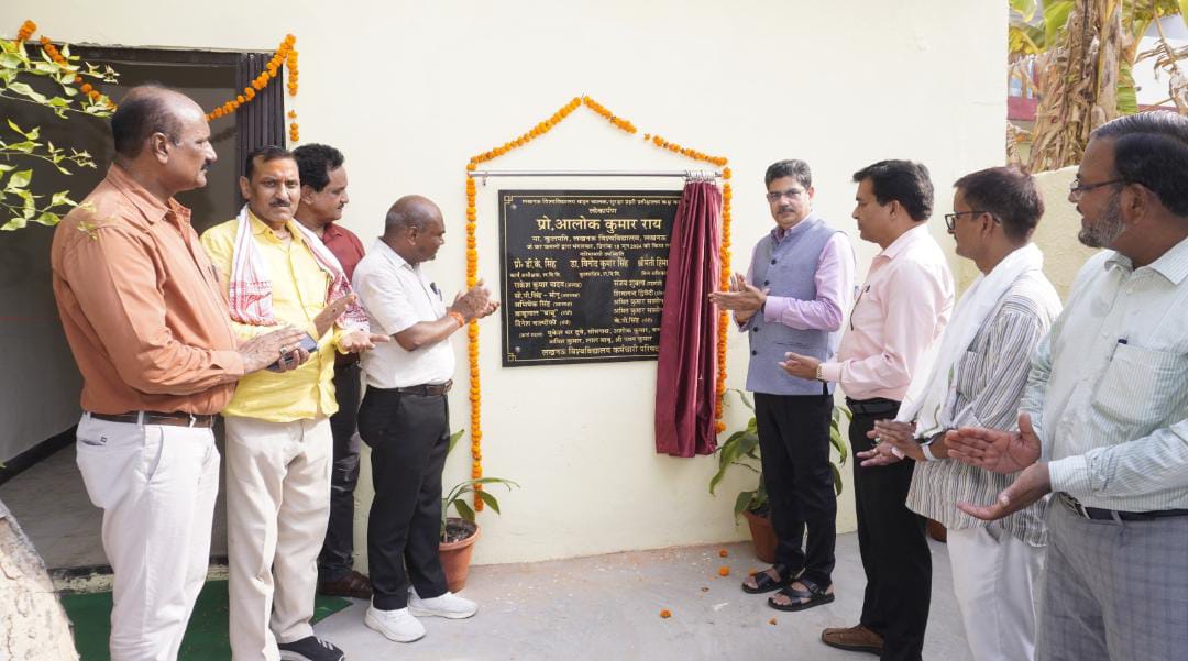 Vice Chancellor Prof. Alok Kumar Rai inaugurated 1000 KVA compact power substation in the main campus