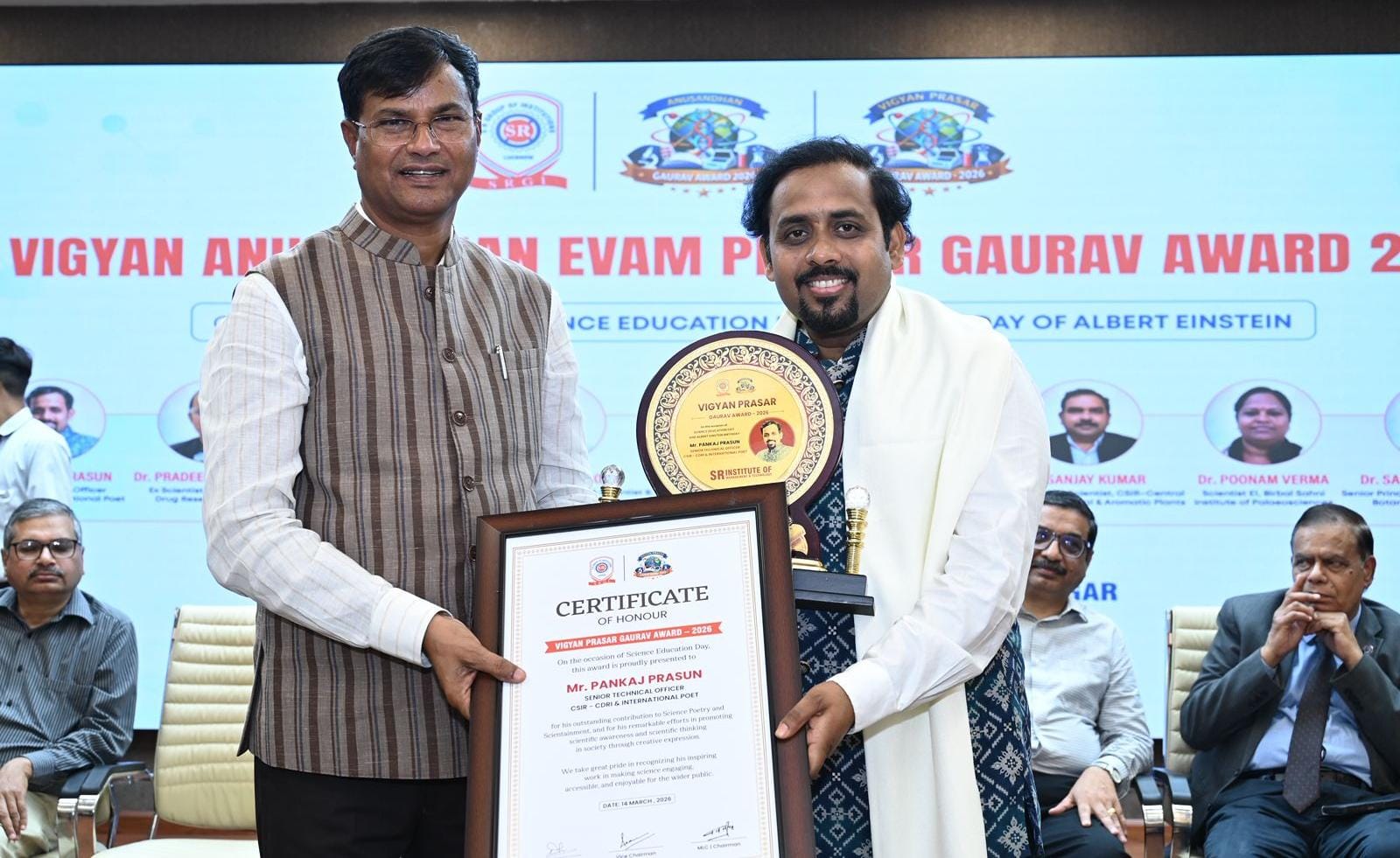 SR Group of Institutions Honors Scientists with Research & Science Communication Excellence Awards 2026